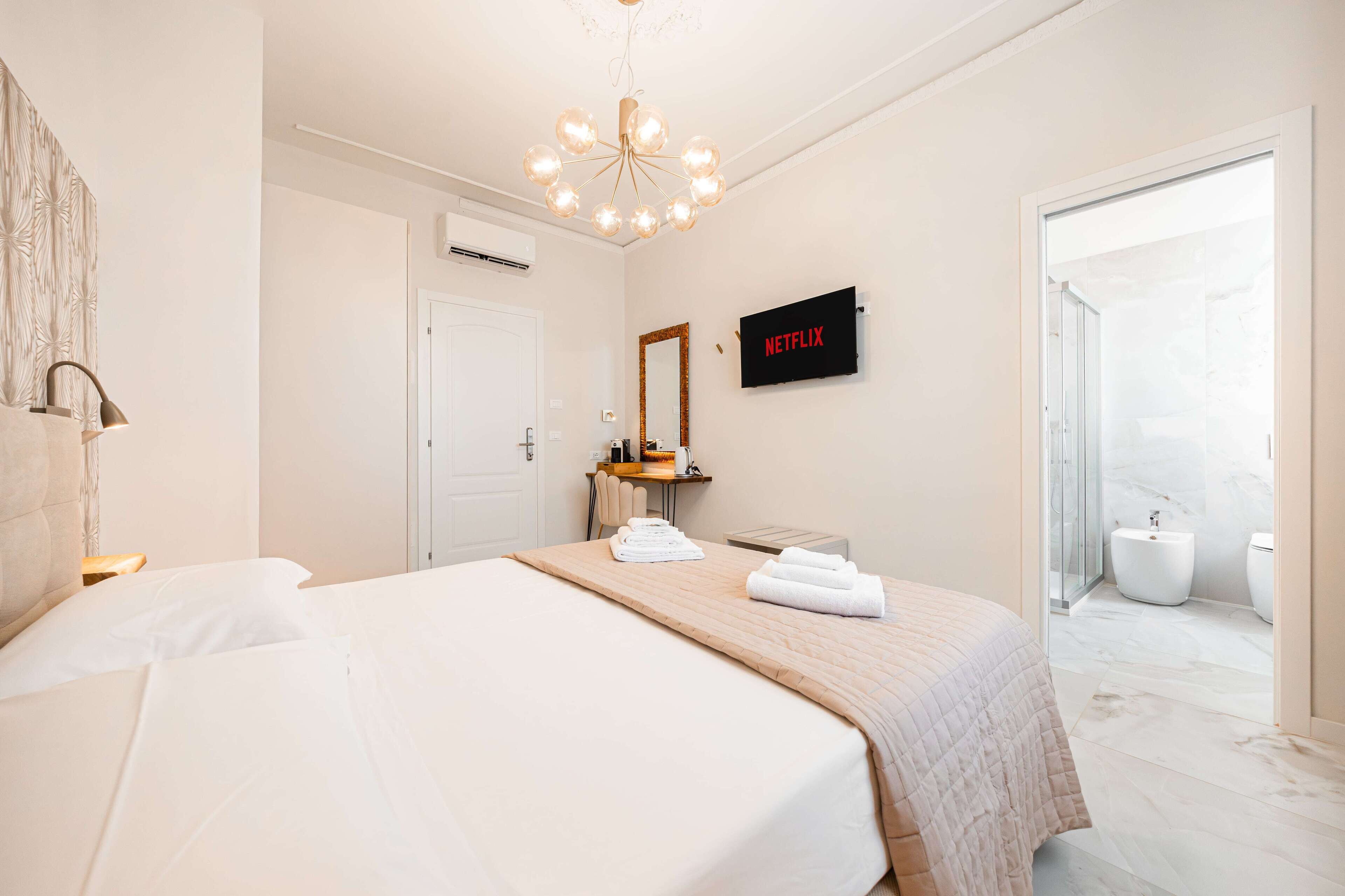 Bộ trải giường bằng vải Frette của Ý, bộ đồ giường cao cấp 