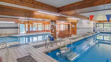 Indoor pool, outdoor pool
