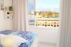 2 bedrooms, in-room safe, iron/ironing board, travel crib