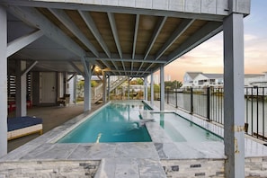 Pool - Captain's Cove Cherry Grove House w Pool and Views (North Myrtle Beach)