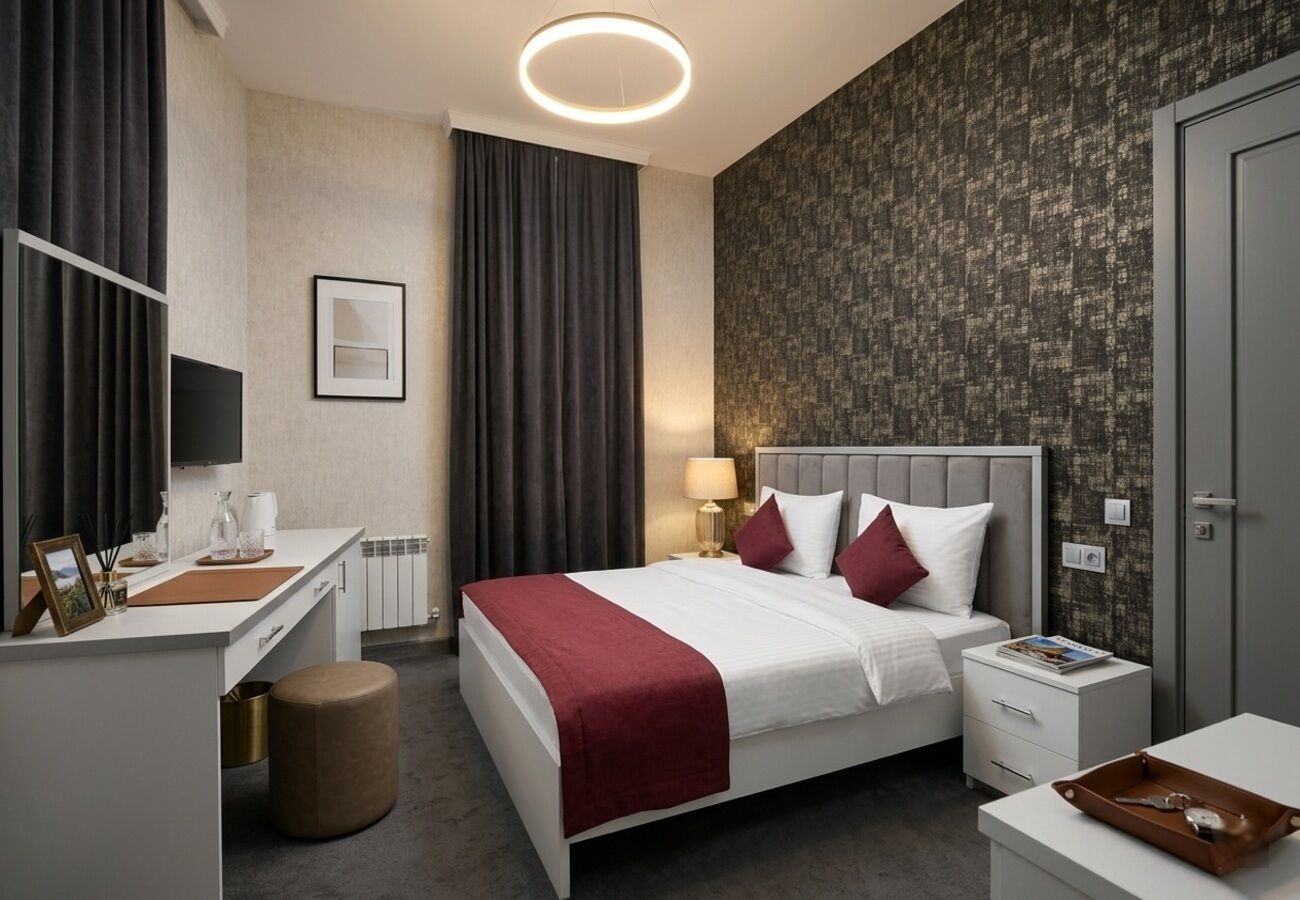 Habitación Deluxe, vistas a la ciudad | Ropa de cama de alta calidad y edredones de plumas
