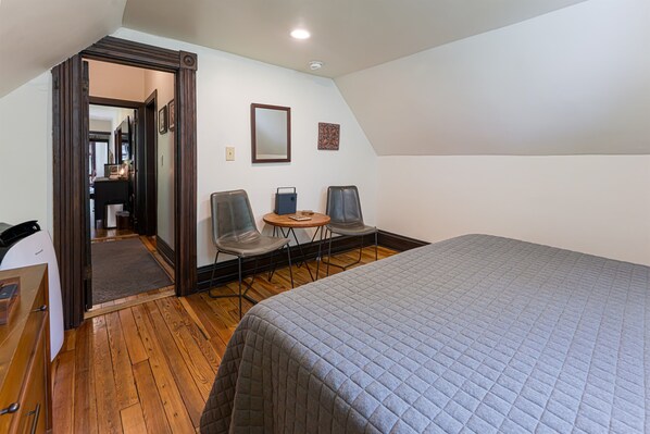 2 bedrooms, iron/ironing board, travel crib, free WiFi