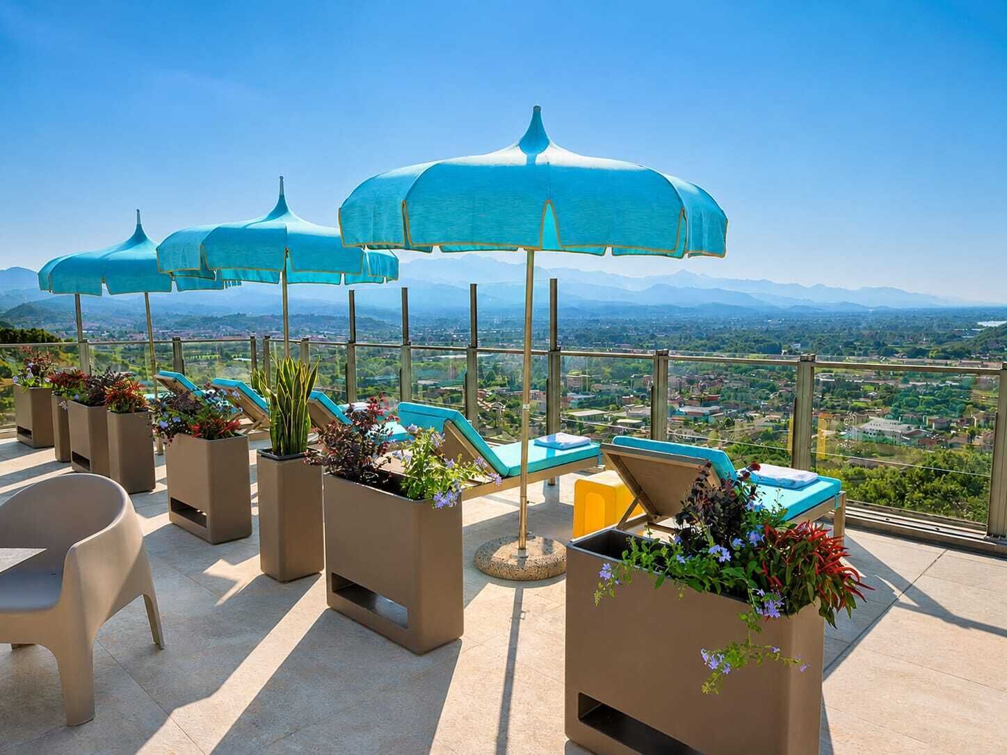 Terrasse sur le toit