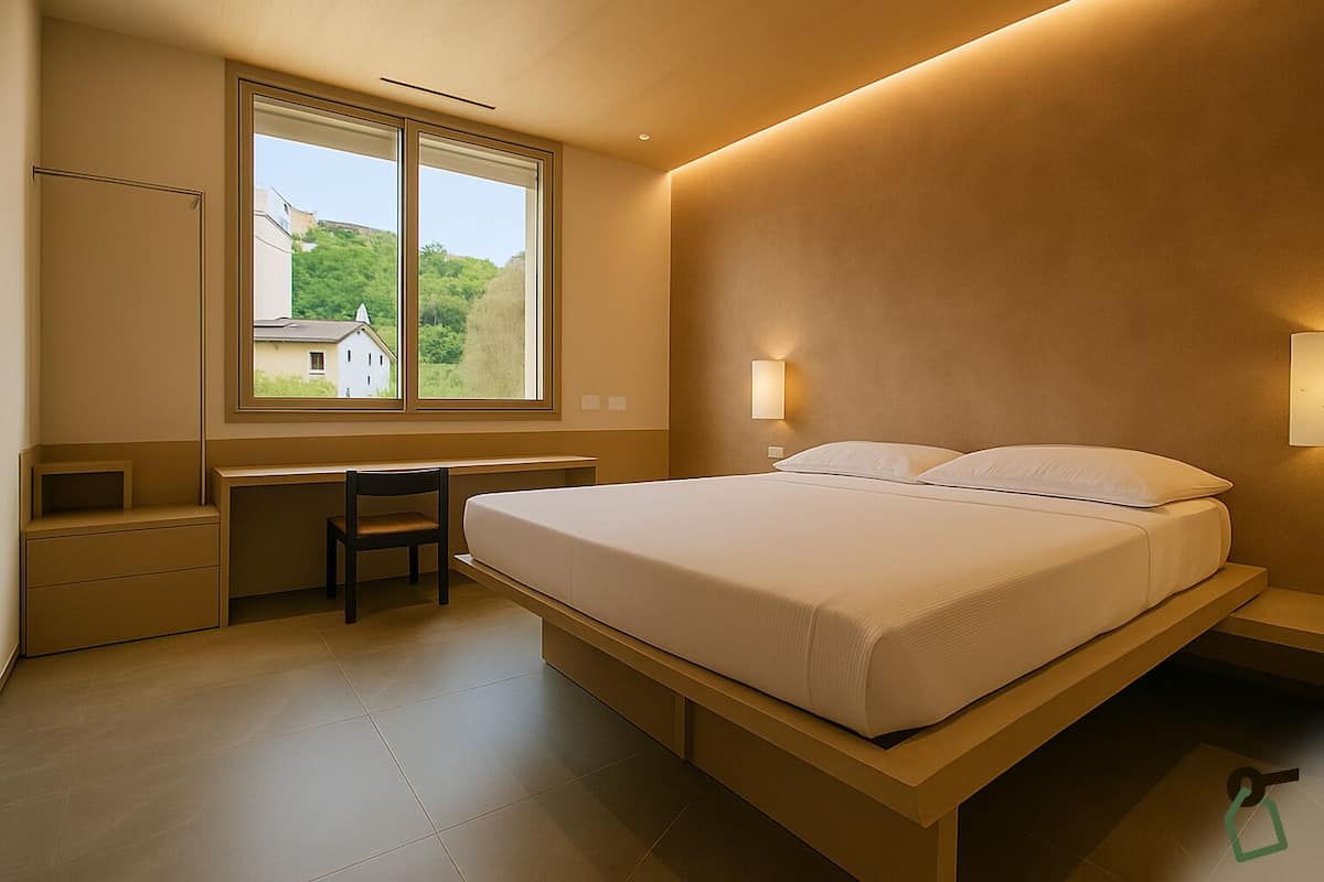 Quarto casal | Wi-Fi de cortesia, roupa de cama