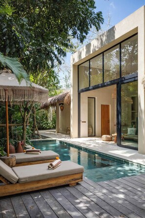 Villa, 2 Bedrooms, Patio, Garden View | Terrace/patio - Bebas Villas (Pecatu)