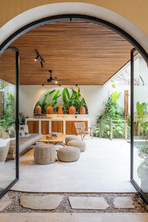 Luxury Villa, Balcony, Garden View | Living area - Bebas Villas (Pecatu)