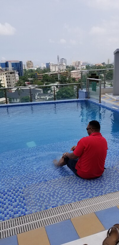 2-bedroom house in lovely secured estate in lekki Lagos with AC, fitness room,