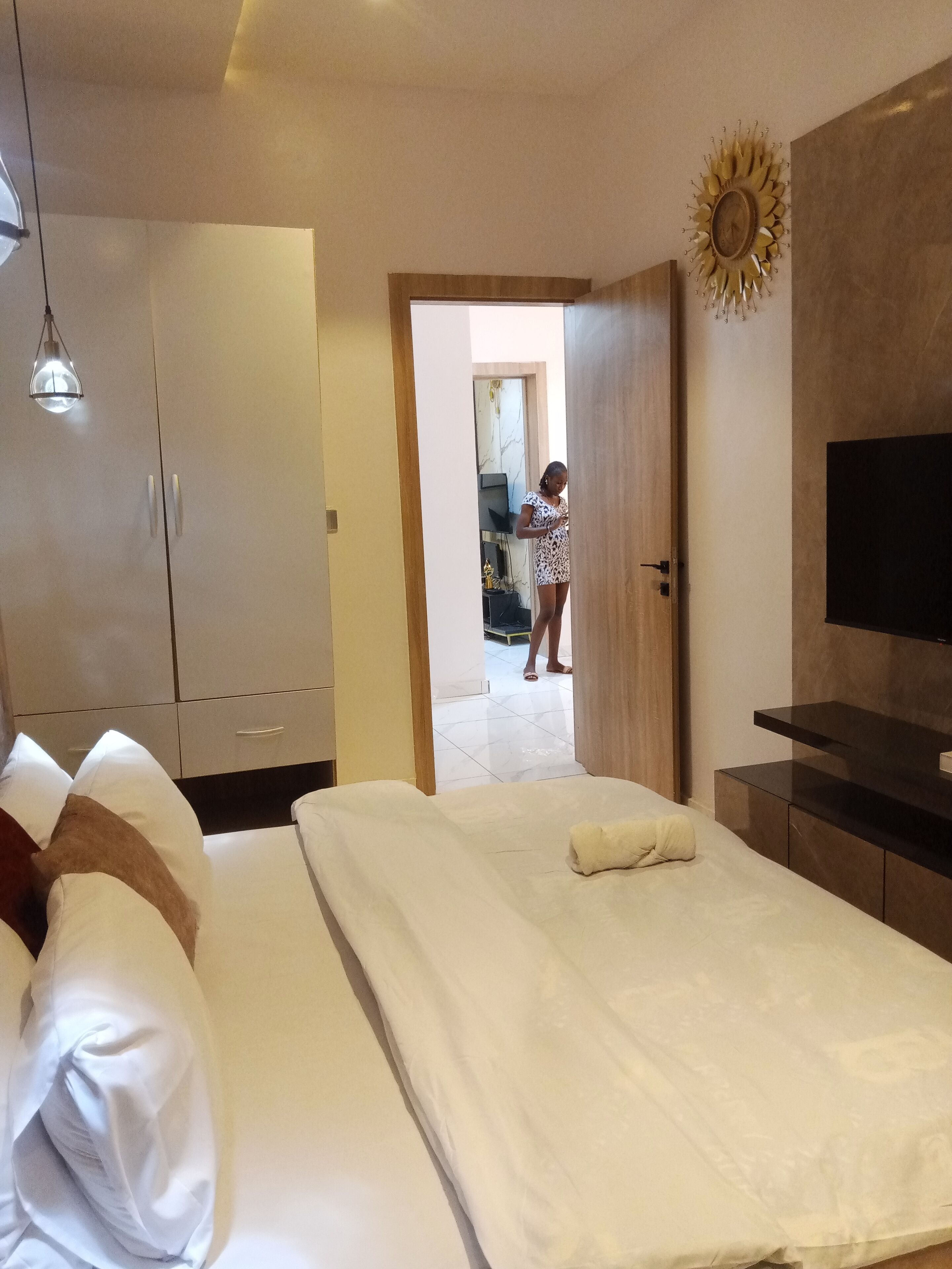 2 chambres, fer et planche à repasser, Wi-Fi, draps fournis