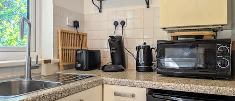 Microwave, oven, stovetop