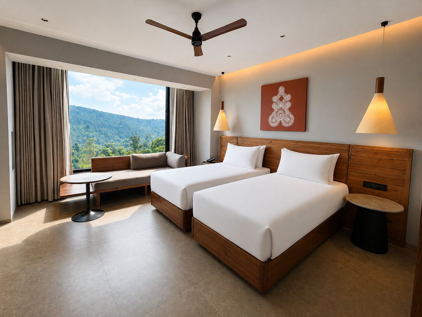 Chambre Standard avec lits jumeaux | Minibar contenant certains articles gratuits, coffre-fort