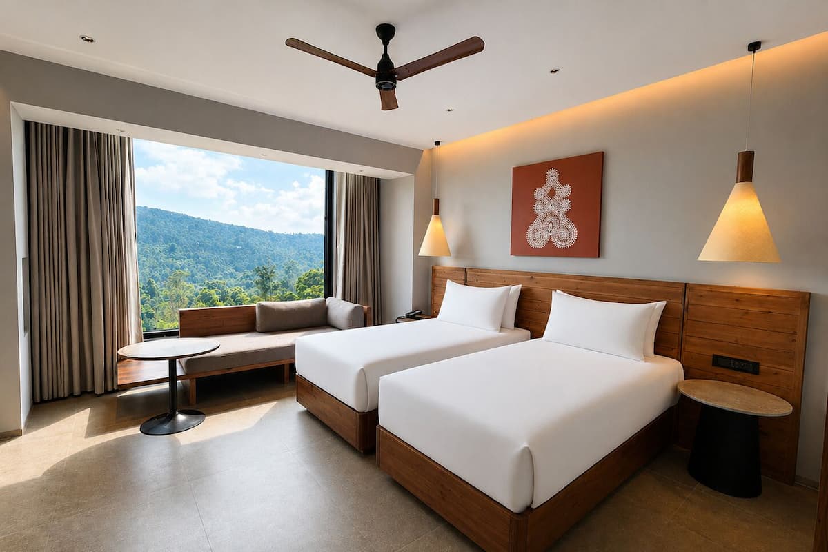 Chambre Standard avec lits jumeaux | Minibar contenant certains articles gratuits, coffre-fort