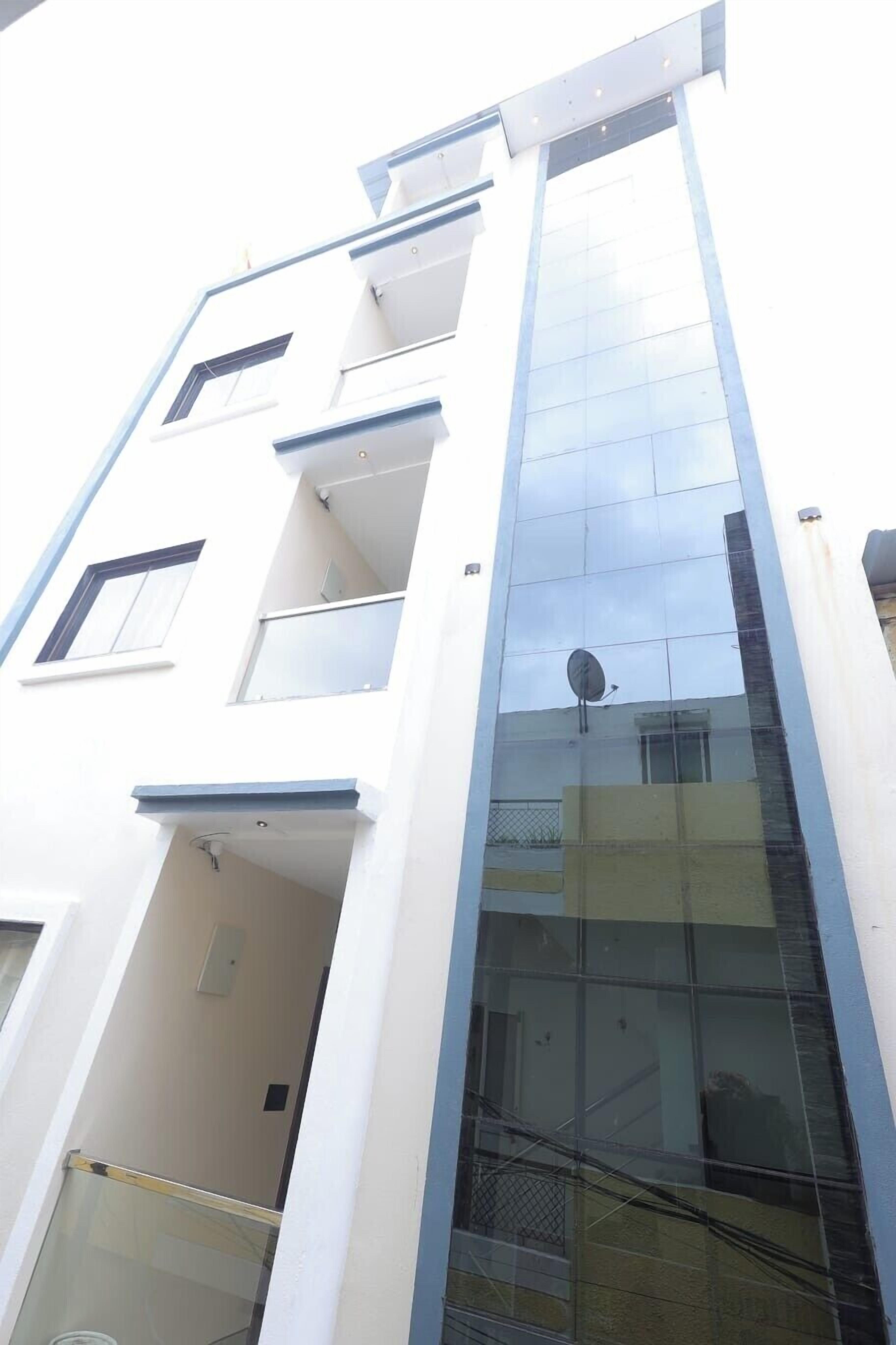 Voorkant van accommodatie