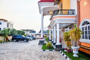 Fassade der Unterkunft