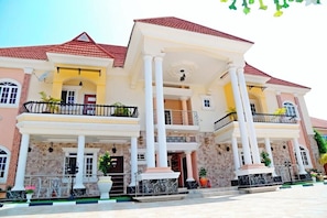 Façade de l’hébergement