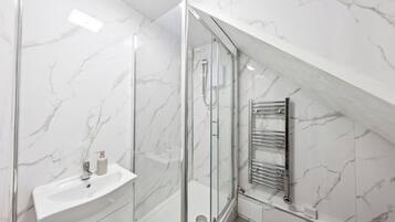 Towels, soap, toilet paper