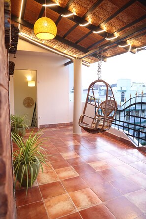 Deluxe Double or Twin Room, Balcony, Mountain View | Balcony view