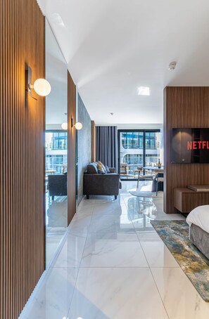 1 Schlafzimmer, Bügeleisen/Bügelbrett, kostenloses WLAN, Bettwäsche