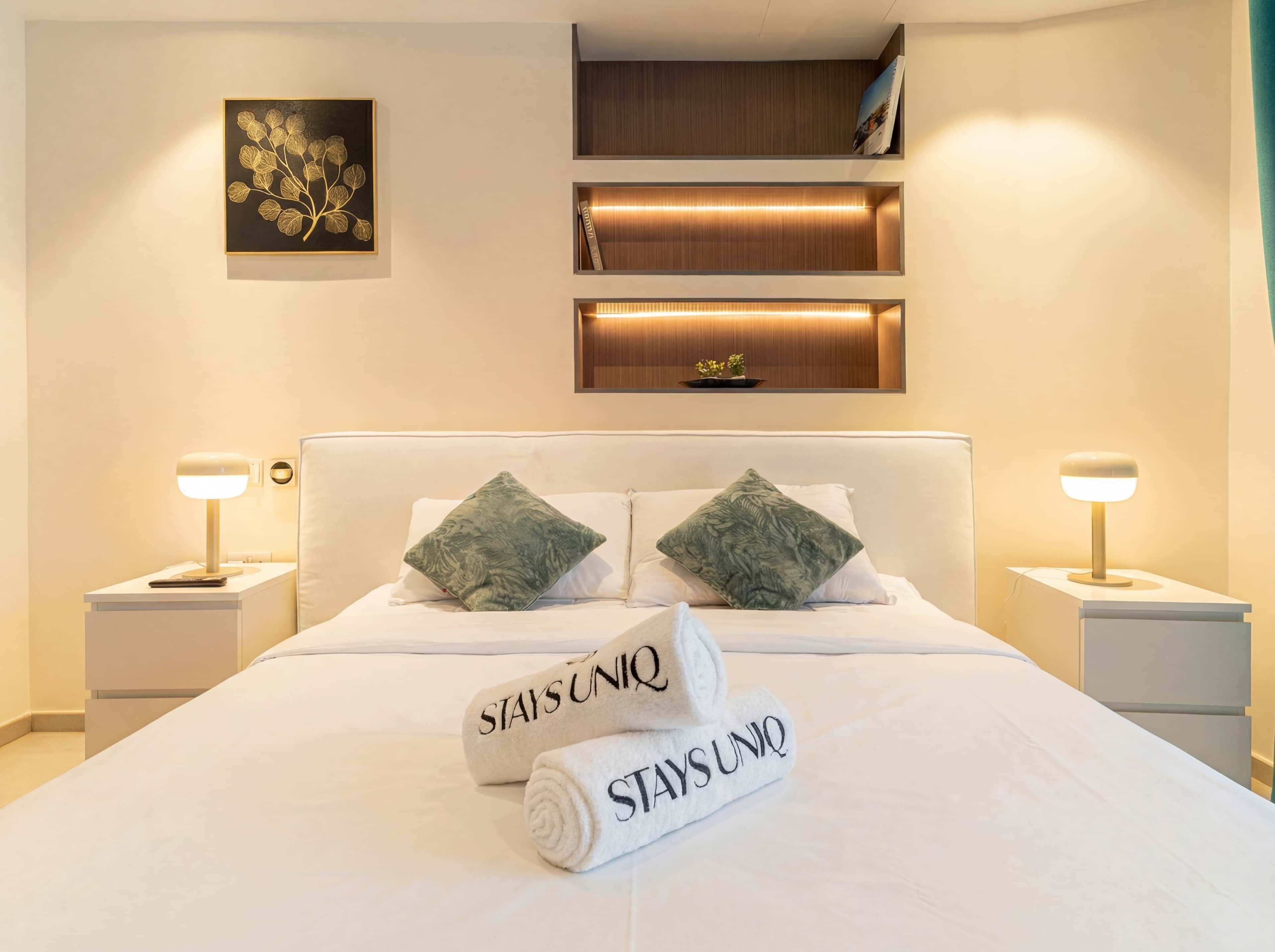 1 slaapkamer, een bureau, een strijkplank/strijkijzer, gratis wifi