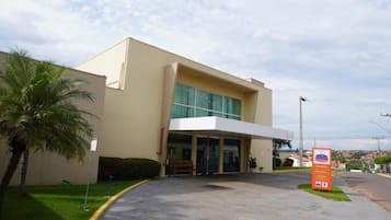 Façana frontal de l'allotjament