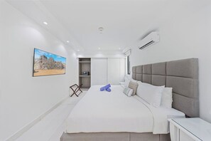 1 غرفة نوم وواي فاي مجانًا وملاءات أسرّة