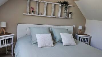 1 quarto, roupa de cama