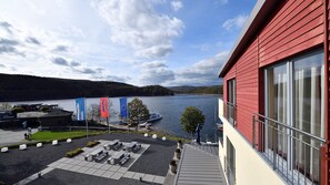 Double Room (Double room Seeblick with balcony) | View from room - Dormio Hotel der Seehof (Heimbach)