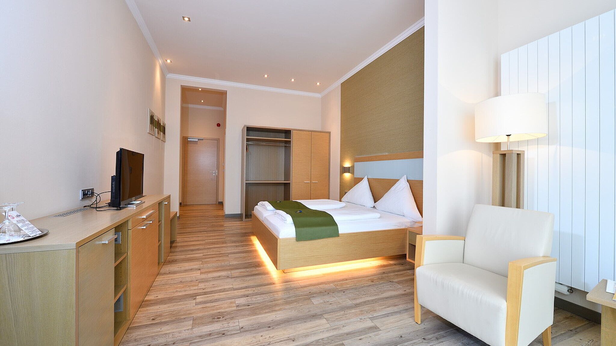 Studio (Double room Seeblick Deluxe) | Truy cập Internet không dây miễn phí, bộ trải giường 