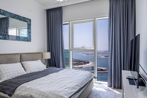 1 غرفة نوم ومكواة/لوح كي وواي فاي وملاءات أسرّة