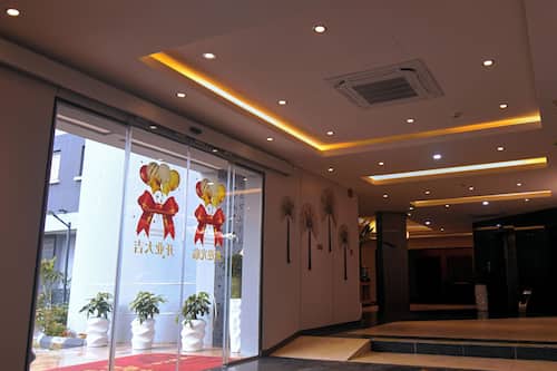 Interior entrance