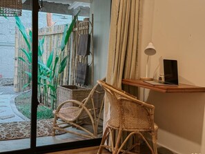 ห้องดับเบิล, วิวสวน | ห้องพักตกแต่งอย่างมีเอกลักษณ์, ตกแต่งพิเศษโดยเฉพาะ, Wi-Fi ฟรี