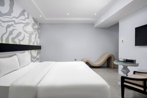 Chambre Double Supérieure, vue ville, dans la tour