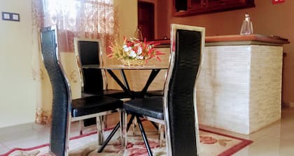 Furnished 2 bedroom apartment Barrière, parking downtown ebolowa.