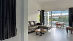 Villa, 2 Bedrooms, Accessible, Smoking | Living room - Tranquil Oasis in Taling Ngam 2-bedroom Pool Villa (Koh Samui)