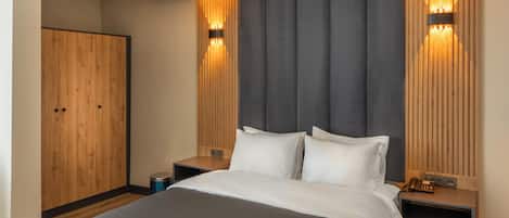 Kahden hengen standard-huone | Tallelokero huoneessa, ilmainen Wi-Fi