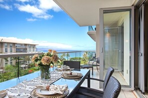 Condo (3 Bedrooms) | Terrace/patio - KBM Resorts Spacious 3-bedroom Honua Kai Collection Multi Unit Listing Same Floor Ocean Views + 2 Free Rental Cars! Hkh-516/45 (Kaanapali)