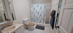 Towels, soap, toilet paper