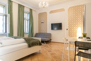 1 غرفة نوم وواي فاي وملاءات أسرّة