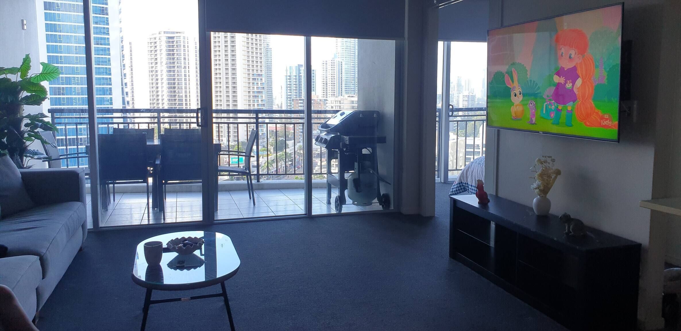 Apartment, 2 Bedrooms, Balcony | Living area