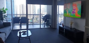 Apartment, 2 Bedrooms, Balcony | Living area