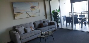 Apartment, 2 Bedrooms, Balcony | Living room - Chevron Tower3 has 2bedrooms 2beds With Car Park (Gold Coast)
