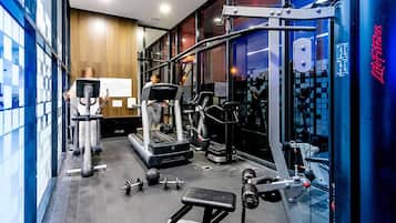 Apartamento, 2 quartos, vista para o jardim | Academia de ginástica