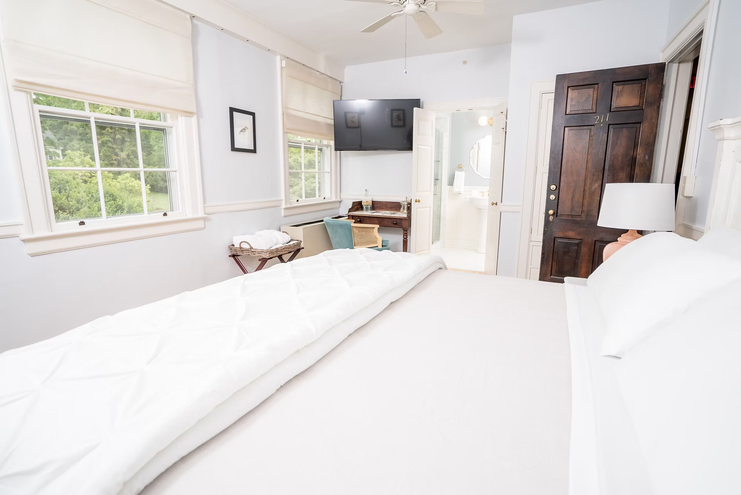 奢華雙人房, 1 張特大雙人床, 非吸煙房, 花園景觀 | 免費無線上網