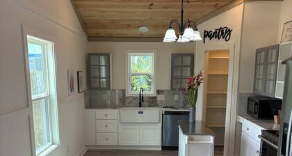 Serene farmhouse built 2025 in New Ulm Tx - 3 bedrooms 2 full baths