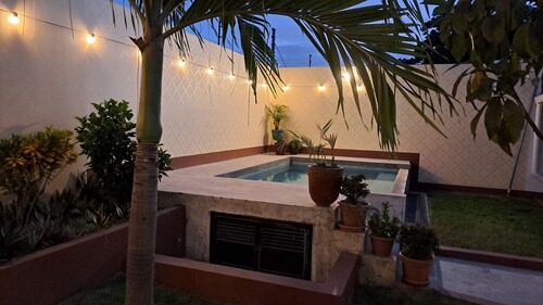 Secure & Private 3 BDR Modern House with Pool, A/C and Great View