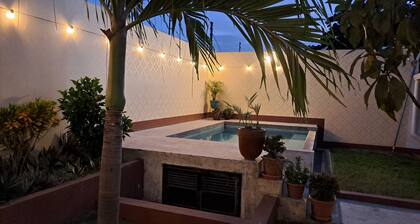 Secure & Private 3 BDR Modern House with Pool, A/C and Great View