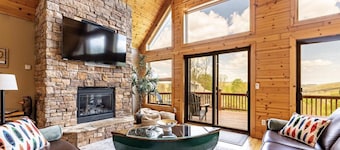 Lake View Chalet with Hot Tub and Fire Pit