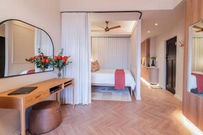 1 chambre, fer et planche à repasser, accès Internet, draps fournis