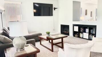 Smart TV, video games, foosball, table tennis