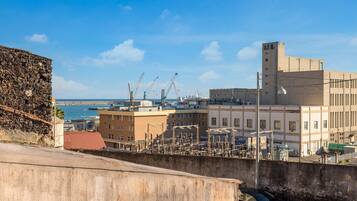 Vue depuis lâhĂ©bergement