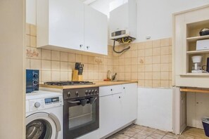 Microwave, oven, stovetop, electric kettle